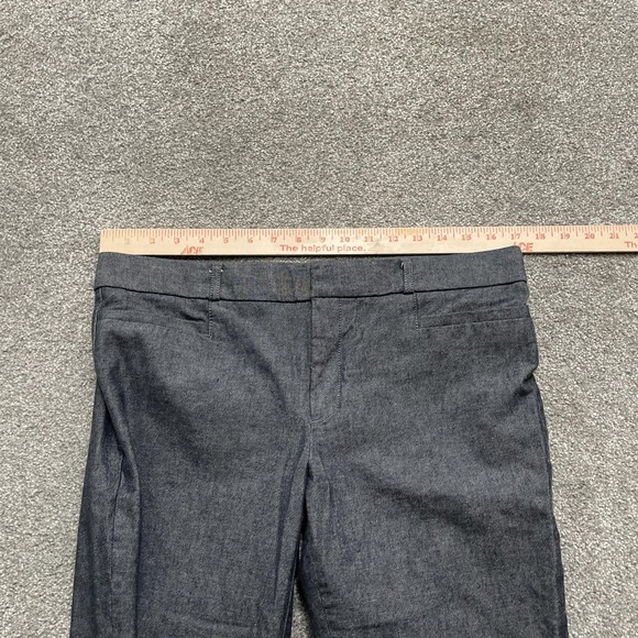 Banana Republic Pants Womens 10 Blue Sloan Mid-Rise Stretch Tapered Ankle Work - Picture 6 of 9